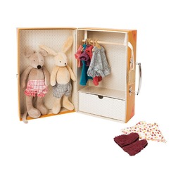 Чемоданчик-гардероб с мягкими игрушками