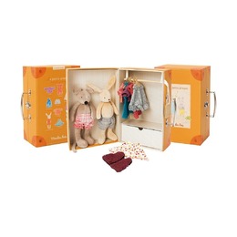 Чемоданчик-гардероб с мягкими игрушками